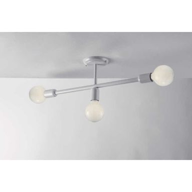 PLAFONIERA ANIKA A 3 LUCI 227 60X8XH12CM BIANCA