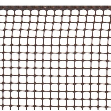 RETE QUADRA MARRONE H100CM 5M IN PLASTICA