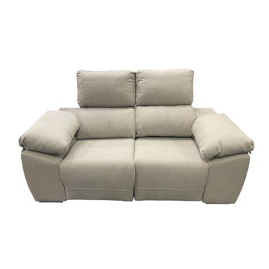 DIVANO RELAX MARIO 3P 219X92XH100CM BEIGE TESSUTO