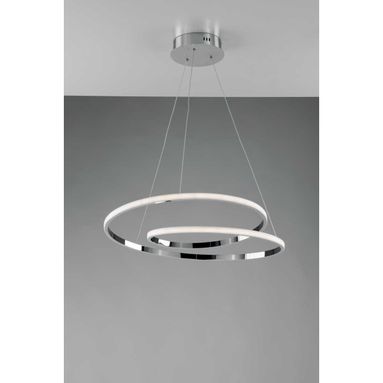LAMPADARIO LED MALENA 60W D.60CM 4500K CROMO