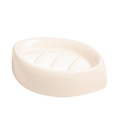 PORTASAPONE CLEO CERAMICA BIANCA