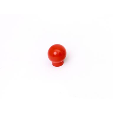 POMOLO PLASTICA SFERA ROSSO LACCATO MM.20