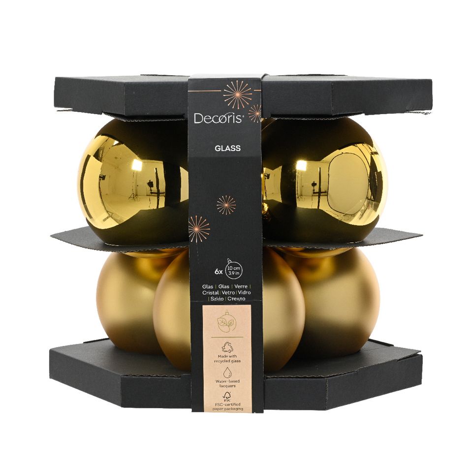 sfere-natalizie-10cm-oro-6pz-in-vetro