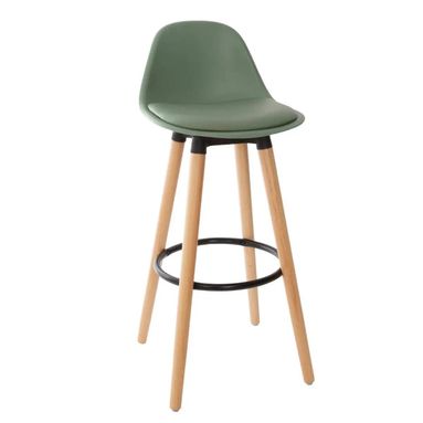 SGABELLO MAXON H92CM VERDE IN PP CON SEDUTA ECOPEL