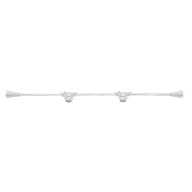 KIT CATENARIA BIANCA 10M IP65 CON 10 PORTALAMPADE