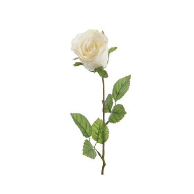 ROSA DECORATIVA BIANCA H45CM