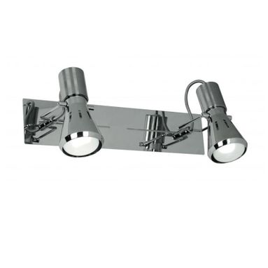 BARRA 2 SPOT CADILLAC E14 32XH16CM CROMO