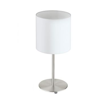 LAMPADA DA TAVOLO PASTERI E27 18XH40CM NICHEL SATI