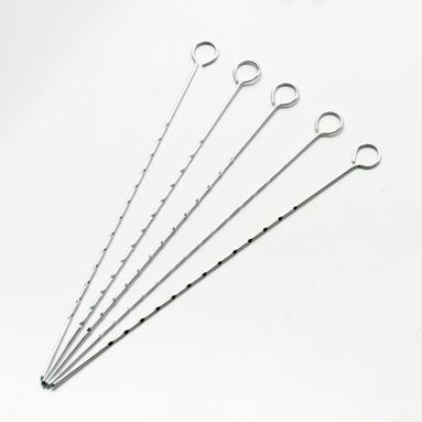 SET 5 SPIEDINI 39CM IN ACCIAIO INOX