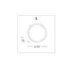 plafoniera-led-ever-grigia-15w-d-dot-17cm-4000k-ip65