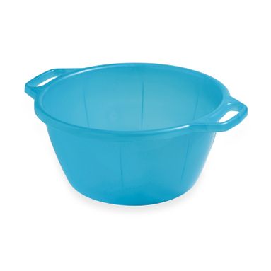 BAGNO TONDO D.45CM AZZURRO