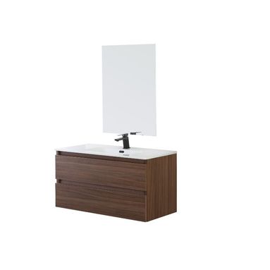 COMPOSIZIONE BAGNO SOSPESA REVITAL  CM.81X46X51H COLORE NOCE