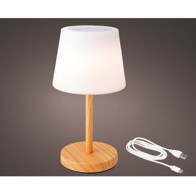 LAMPADA DA TAVOLO SPEAKER H38CM LEGNO.