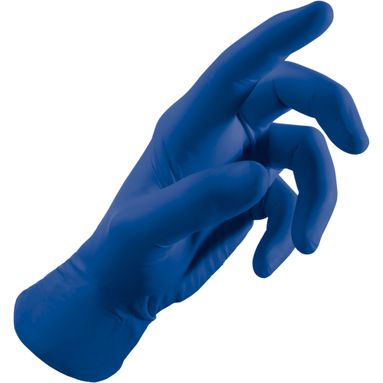 GUANTI LATEX 58S 100PZ BLU SENZA POLVERE