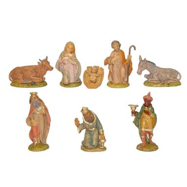 NATIVITA 9CM TETL CON 8 PERSONAGGI.