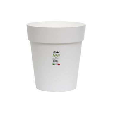 VASO HIGH POT D.27XH29CM BIANCO.