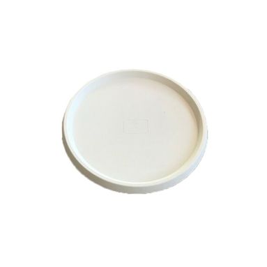 SOTTOVASO CIRCOLARE D.28XH2,5CM BIANCO PERLA