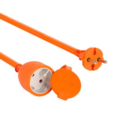PROLUNGA DA GIARDINO 15M 2GX1.5MM 16A ARANCIONE