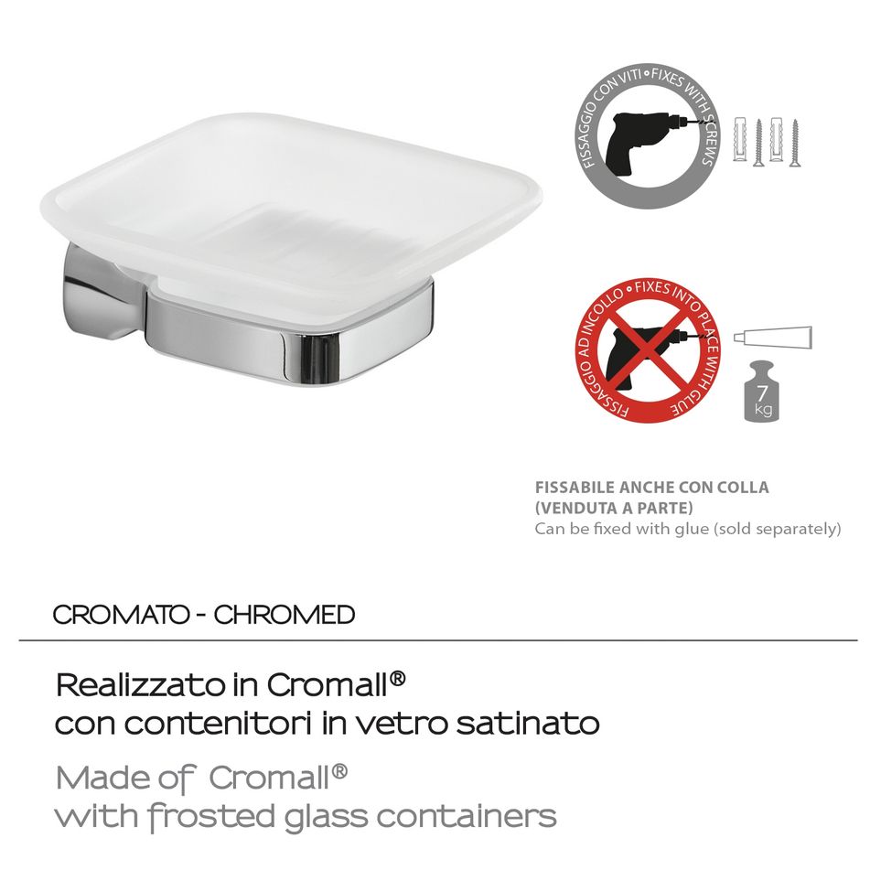 portasapone-stelvio-11xh5cm-cromato
