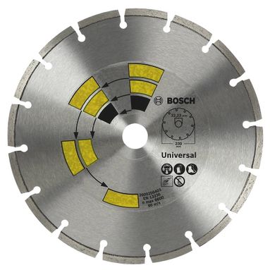 DISCO DIAMANTATO UNIVERSALL TOP MULTIUSO, 230MM, 2