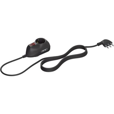 MULTIPRESA SLOT3 GRIGIA 16A CON 1 SCHUKO ? 2 BIPAS