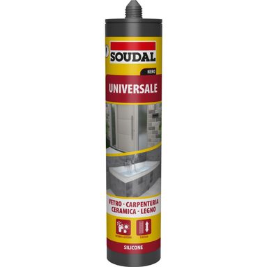 SILICONE ACETICO UNIVERSALE 280ML NERO