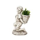 statua-bimbo-23x35xh57cm-in-polimagnesio-bianco
