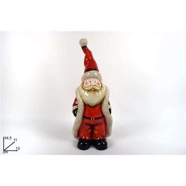 BABBO NATALE H34.5CM IN CERAMICA