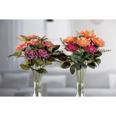 BOUQUET ROSE 7FIO X DEC A2COL CM35