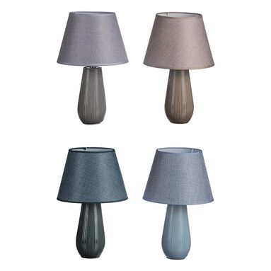 LAMPADA IN CERAMICA MOUL D25XH39CM IN 4 COLORI