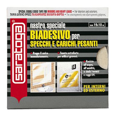 NASTRO BIADESIVO 19MM 10M PER SPECCHI E CARICHI PE