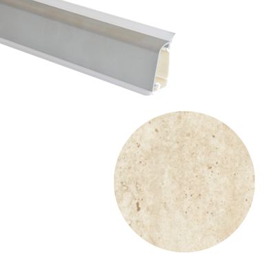 ALZATINA TRAPEZOIDALE TRAVERTINO SARDO 300CM