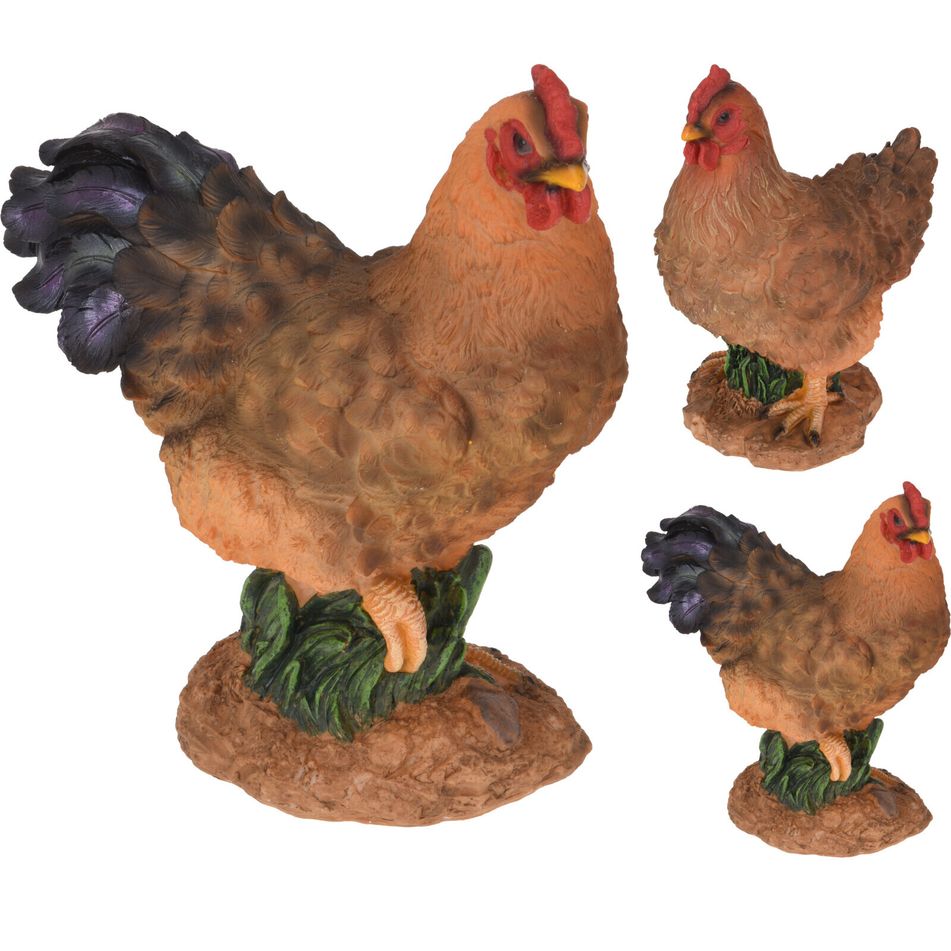 gallina-resina-21x12xh27cm-in-2-modelli