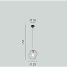 sospensione-kiko-e27-d-dot-25xh150cm-nera-slash-oro