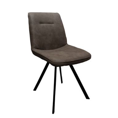SEDIA FELIX 60X45XH87CM MARRONE IN TESSUTO