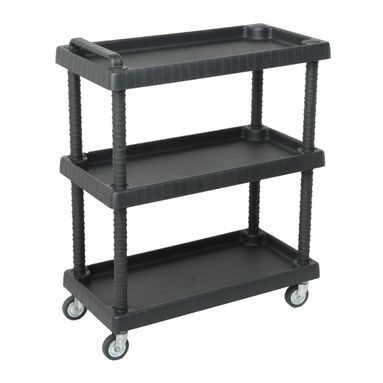 CARRELLINO PORTAUTENSILI SHEEL 75X40XH92CM CON RUO