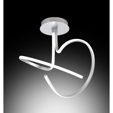 PLAFONIERA LED KILEY 39W 40X30XH37CM SILVER