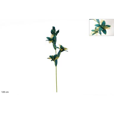 STELO 4 FIORI VERDE SCURO.