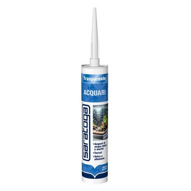 SILICONE ACETICO ACQUARI 280ML TRASPARENTE.