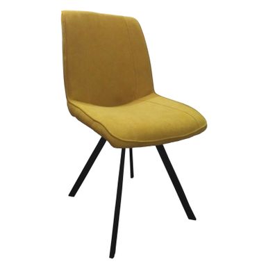 SEDIA ADELE 60X45XH87CM SENAPE IN TESSUTO