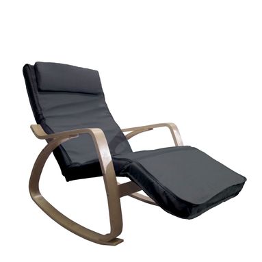 POLTRONA DONDOLO SCOTIA 67X130XH94CM GRIGIO SCURO