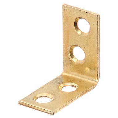 SQUADRETTA AD ANGOLO 50X50X15MM OTTONE