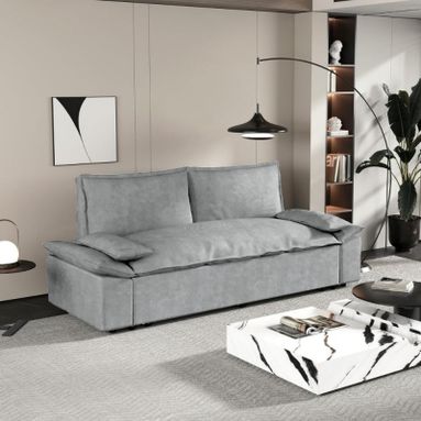 DIVANO LETTO BELLY 2 POSTI 185X85XH85CM GRIGIO