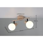 barra-2-spot-e14-boba-25cm-beige-slash-vetri-bianchi