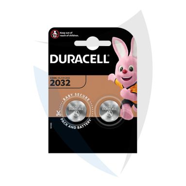 PILA A BOTTONE 3V DURACELL 2032 2PZ FOTOGRAFIA