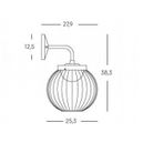 cage-applique-bianco-18w-led-4000k