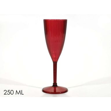 FLUTE 250ML ROSSO.