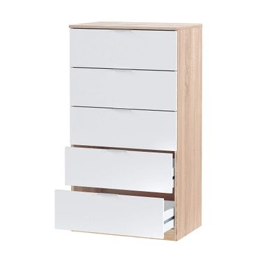 SETTIMANALE 60X40XH110CM ROVERE CANADIAN / BIANCO