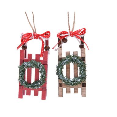 APPENDINO SLITTA ROSSA/MARRONE 10CM.