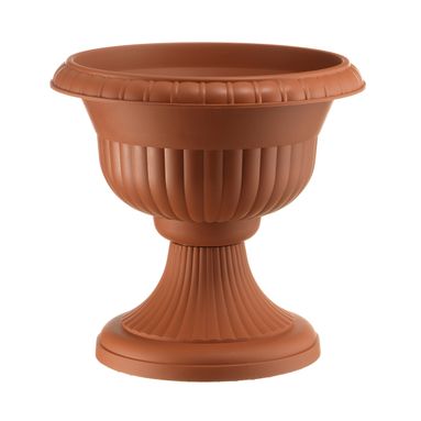 VASO CON SUPPORTO DAL DESIGN GREGO COLORE COTTO 30